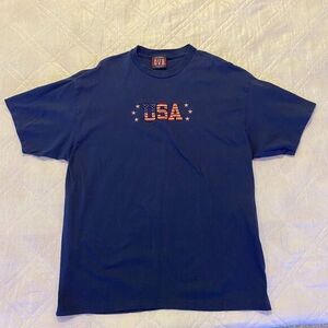 Old Varsity Brand USA Blue T‎ shirt XL